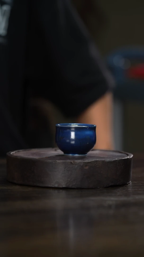 2柴房陶瓷柴烧禅定杯，因柴烧特性，每只都略有不同~