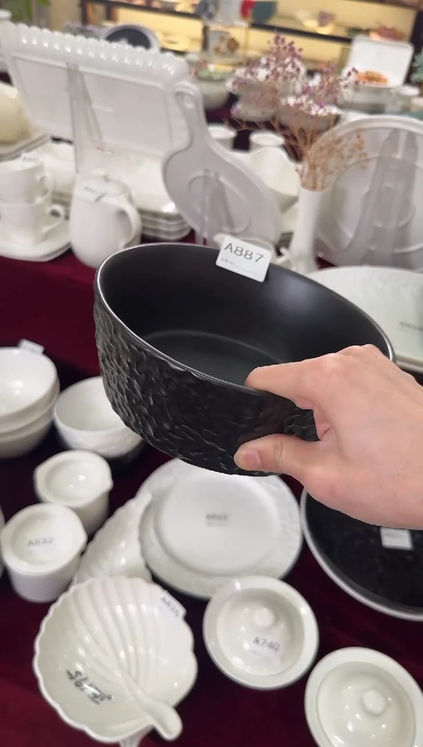 摆件陶A887  仓库清仓微瑕陶瓷餐具（颜色随机）