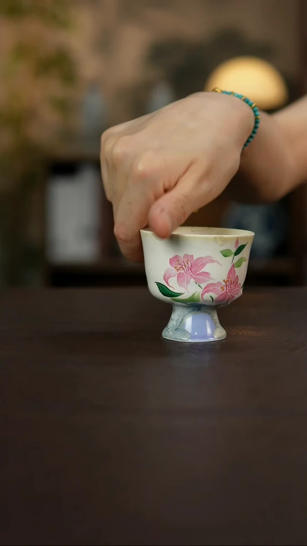杯景德镇陶瓷杯碗柴烧多人