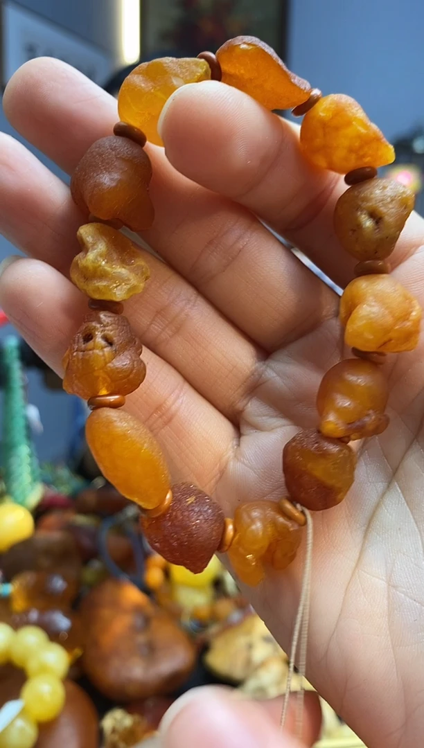 手串琥珀未镶嵌手串