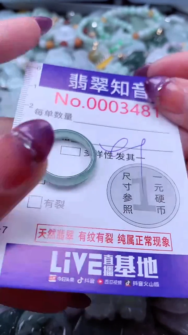 翡翠未镶嵌吊坠(不含链)3481