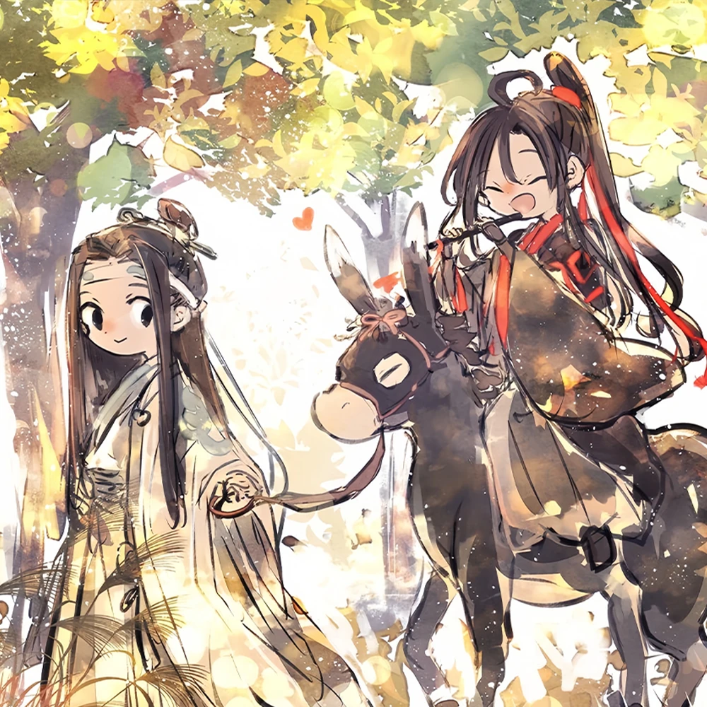 【魔道/天官】Q版3寸冰箱贴谢怜花城蓝忘机二创周边
