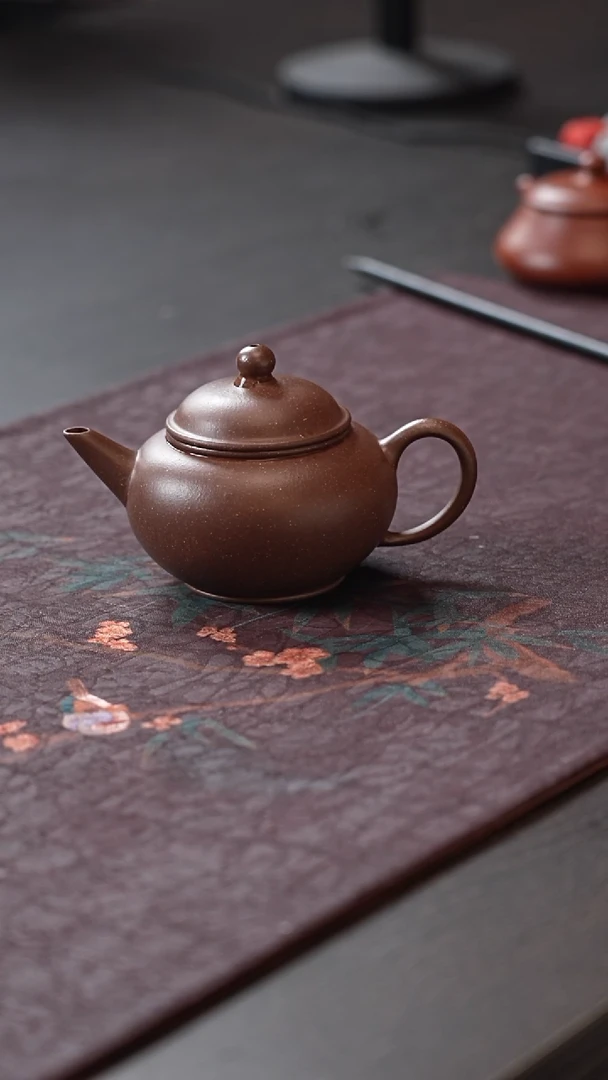 茶壶紫砂紫泥水平壶