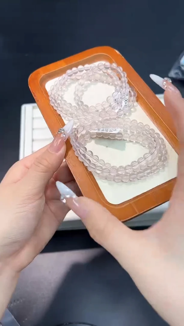 水晶手串未镶嵌37P多样性发其一【1条】默认微瑕