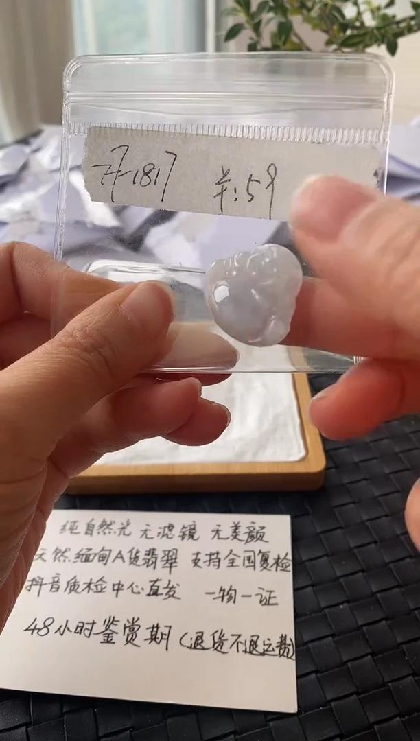 颈饰银S925镶嵌翡翠FF1817