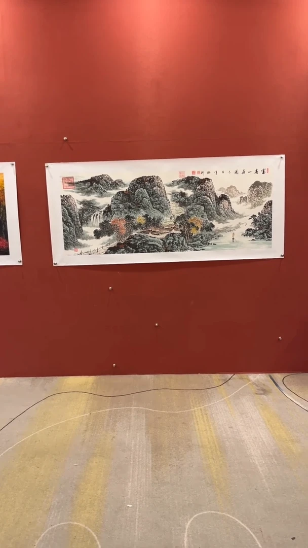国画谢瑞新老师作品 富春山居
