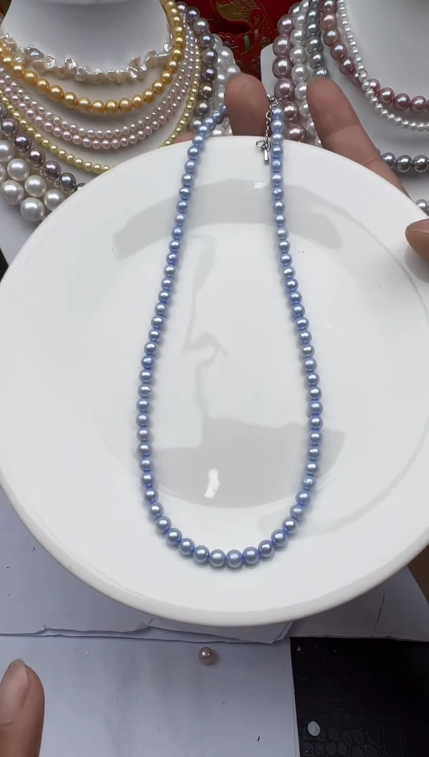 淡水珍珠未镶嵌颈饰1