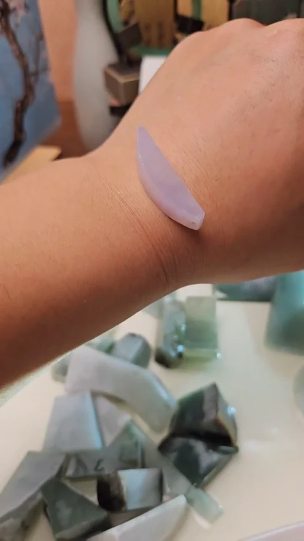 裸石翡翠天然缅甸A货飞醋裸石