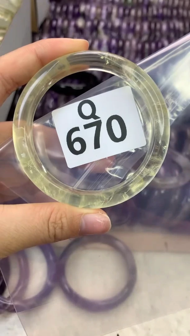 【闪购商品】水晶水晶手镯Q未镶嵌670-57