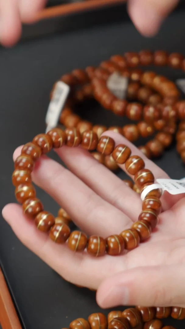 紫金鼠手串实心一线天10  10497