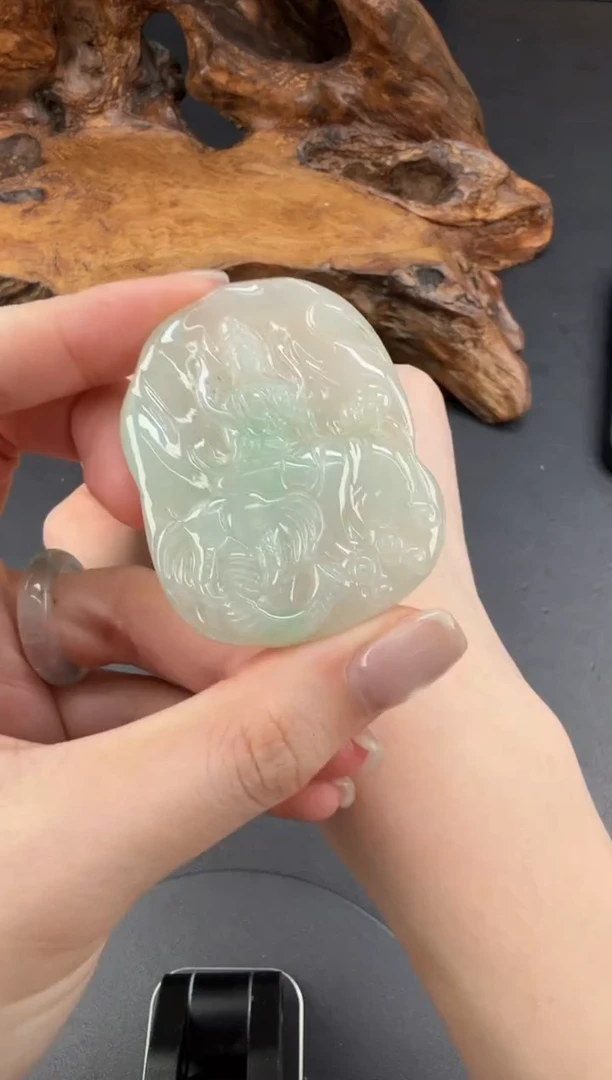 吊坠(不含链)未镶嵌翡翠翡翠饰品-30