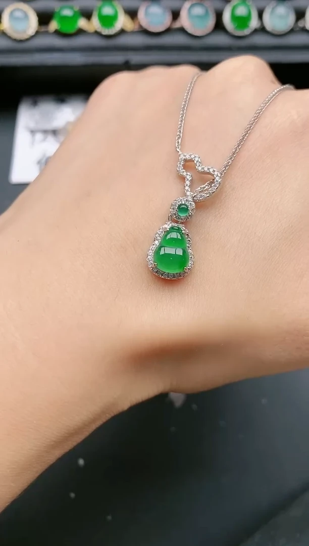 翡翠戒指银S925镶嵌111111