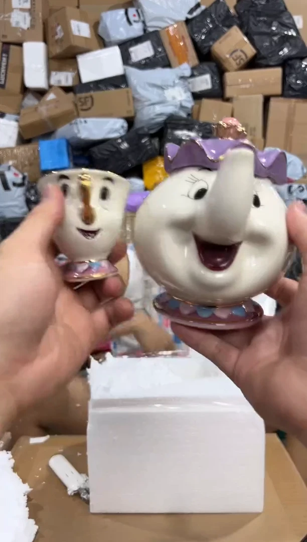 瓷片茶壶太太一壶一杯