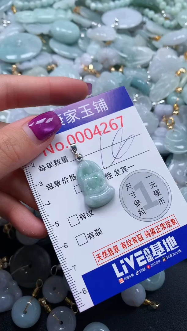 颈饰未镶嵌翡翠4267