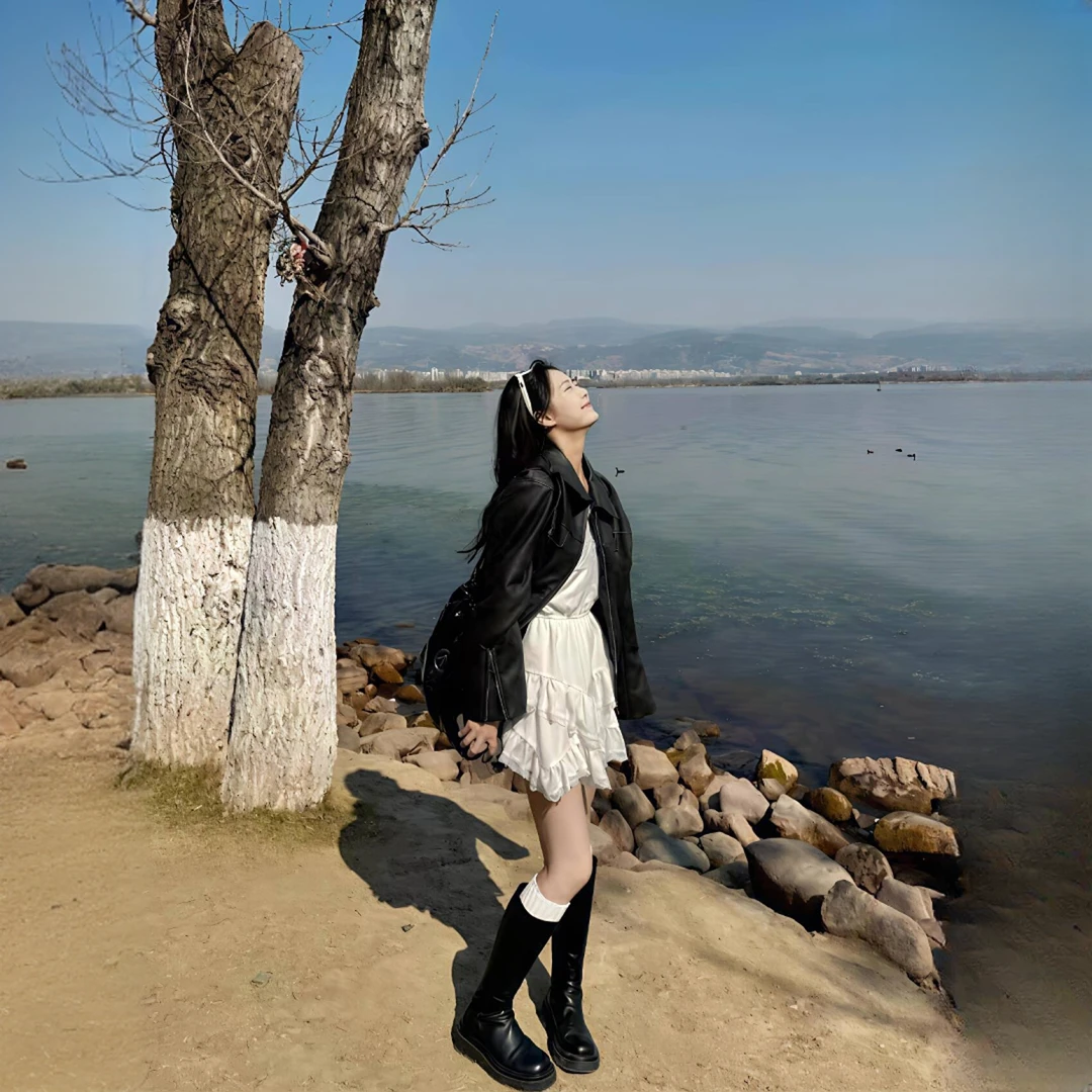 爆款韩版网红宽松百搭小个子洋气时尚休闲皮衣外套