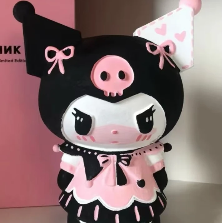 单人[哆咪对对碰】库洛米手工diy非石膏娃娃涂色大号涂鸦彩绘玩具