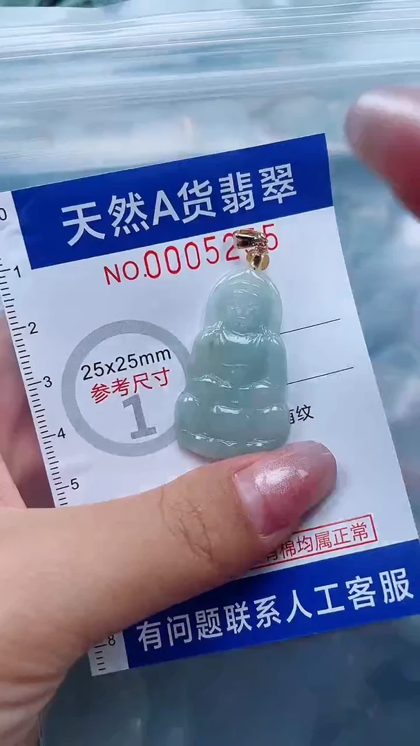 翡翠未镶嵌吊坠(不含链)1