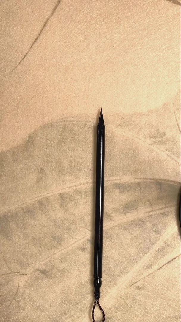 全黑牛角紫毫黑尖出锋1.9