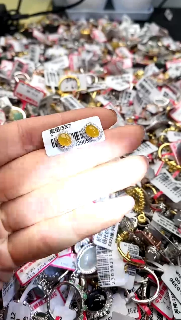 【闪购商品】翡翠戒指银S925镶嵌33333333    6