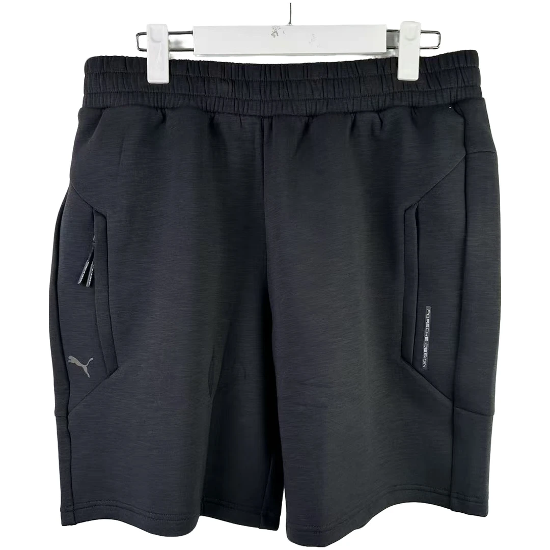 PUMA  简约舒适百搭 休闲短裤  黑色53383601