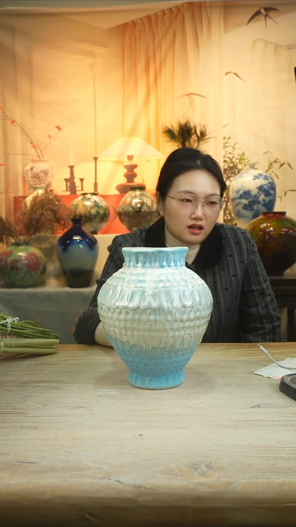 高24口11高温陶瓷花瓶花器