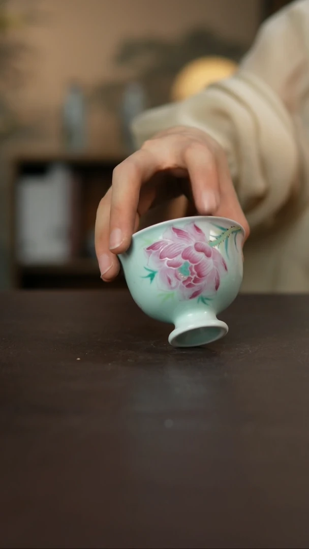 杯景德柴烧手作多人瑕疵