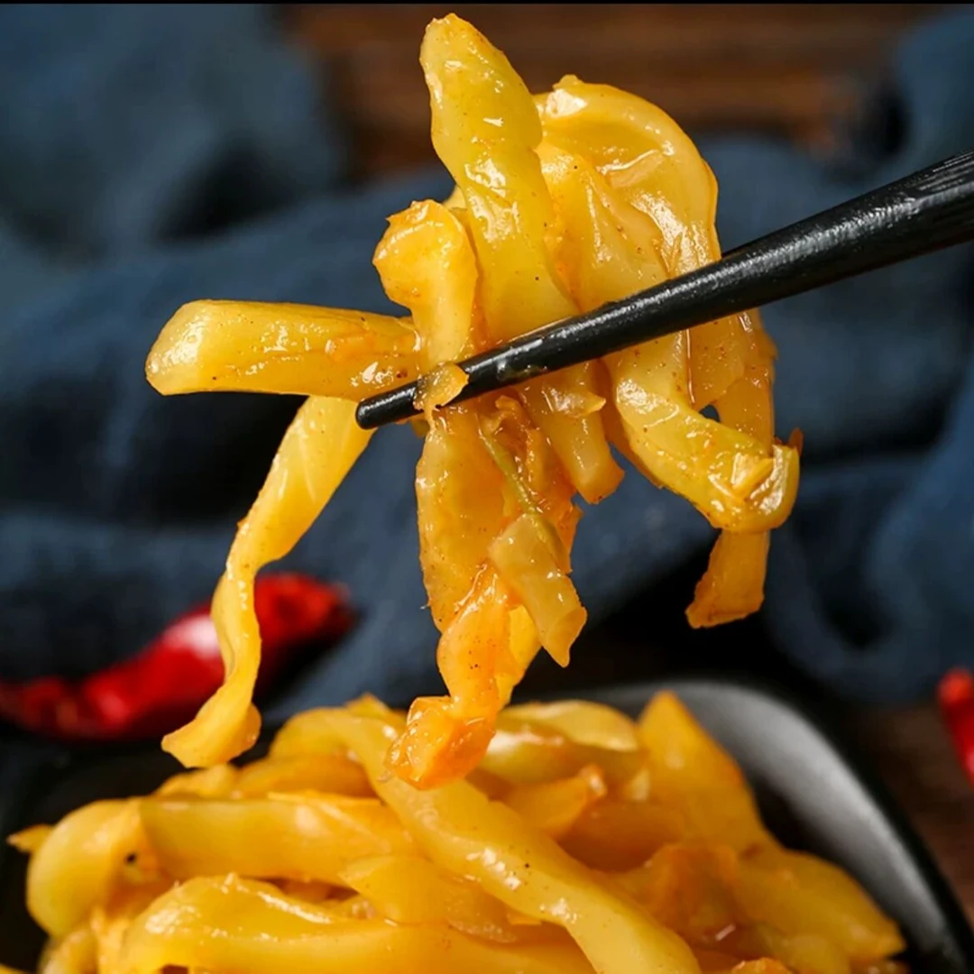 渝杨下饭菜鲜嫩榨菜丝40g川菜美食速食外婆菜咸菜拌面拌饭
