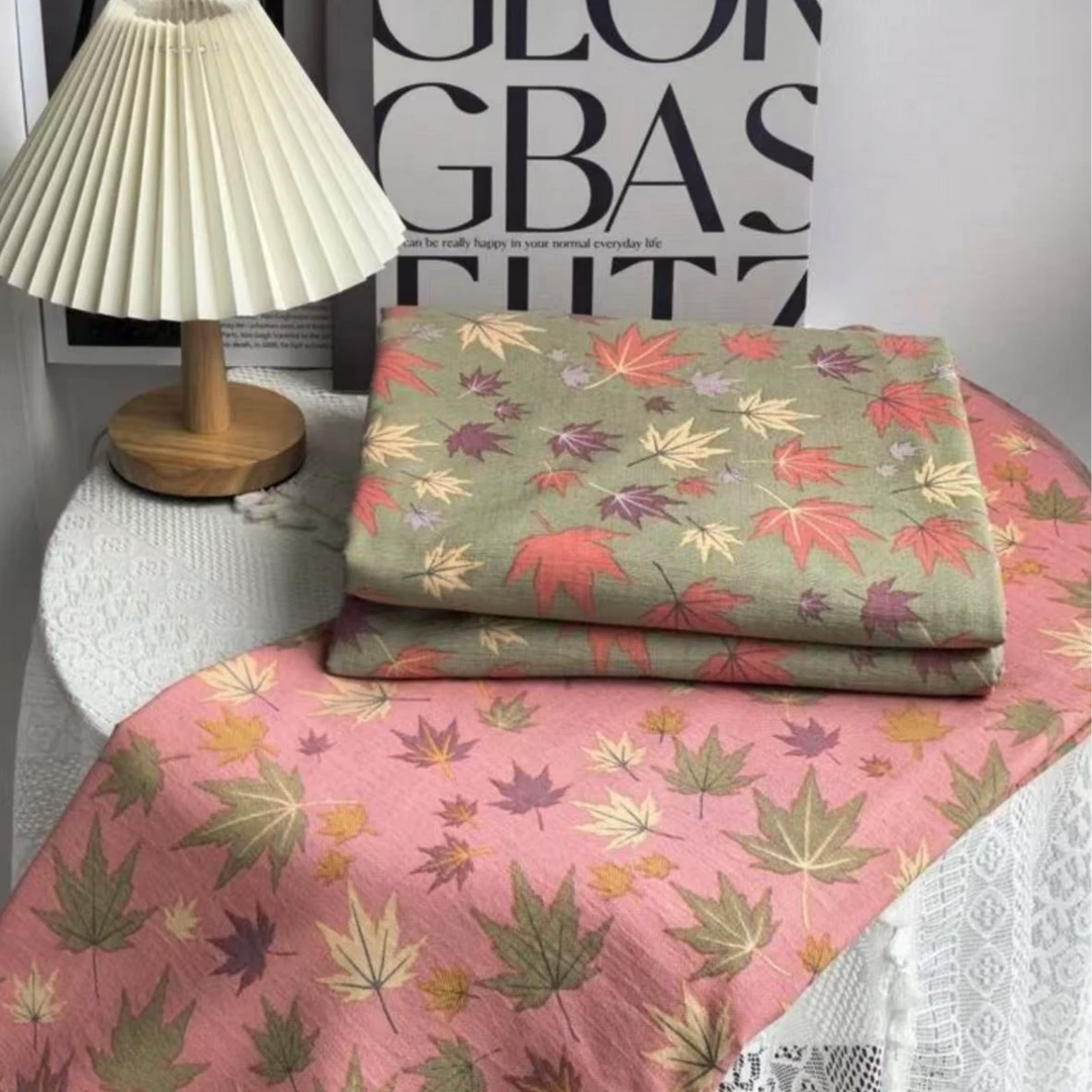 优肤棉纱被罩--彩色枫叶-1