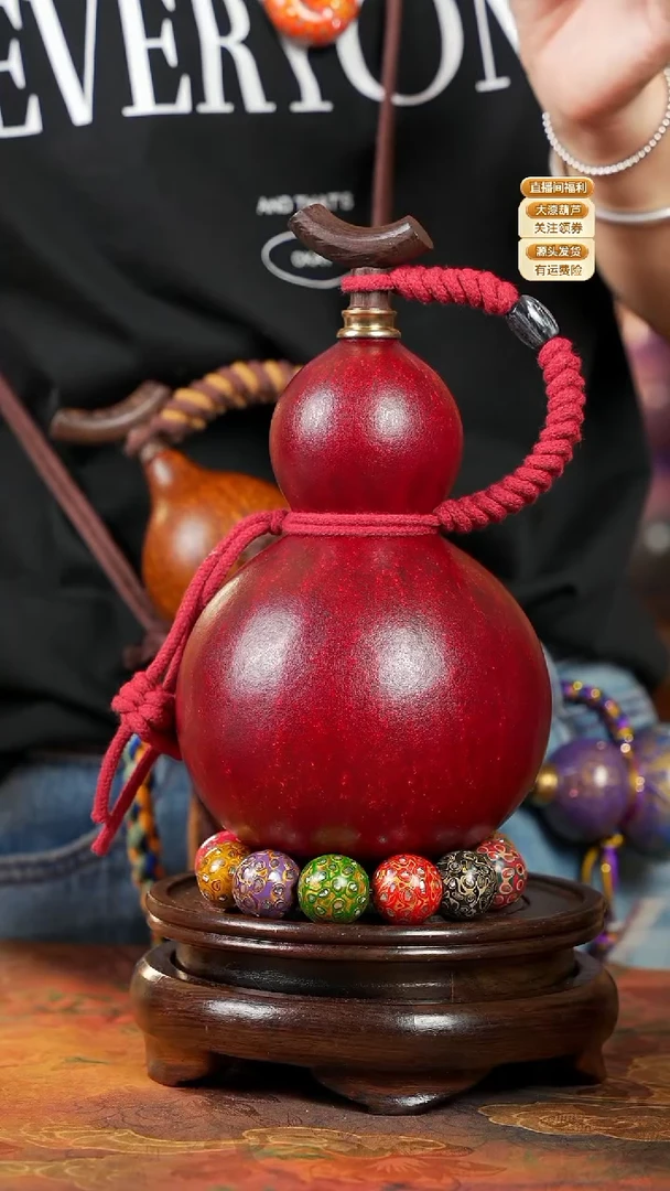 WG192网兜款葫芦不包手串及旋转底座