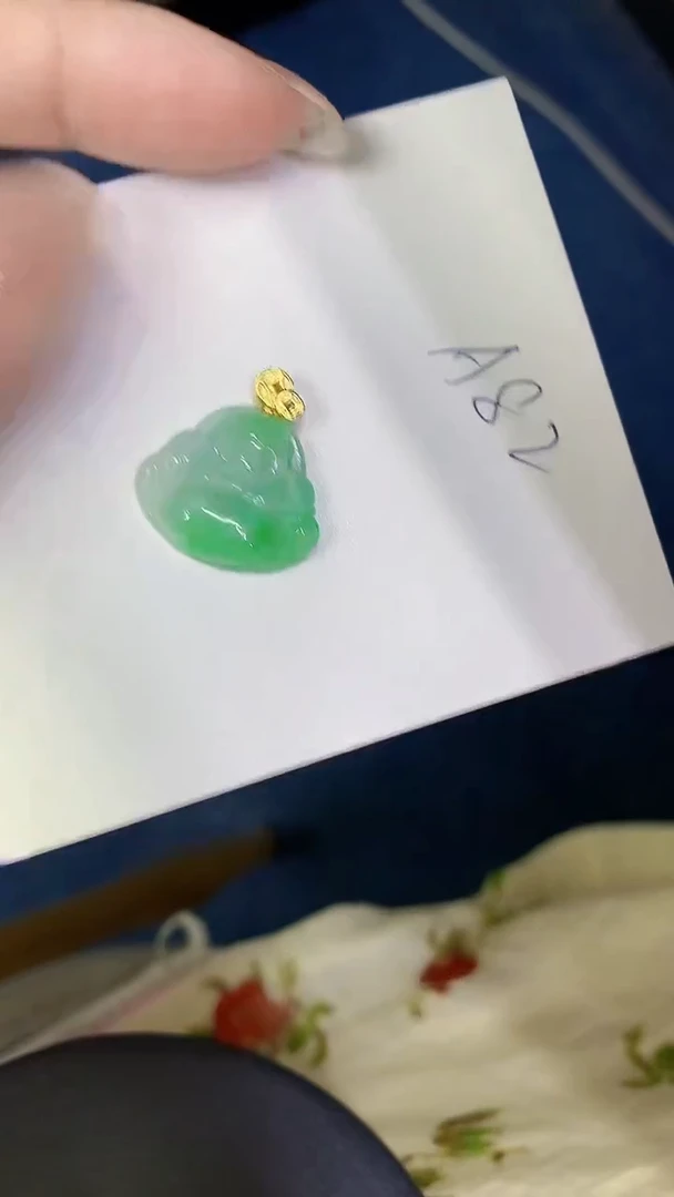 颈饰未镶嵌翡翠缅甸天然翡翠A货