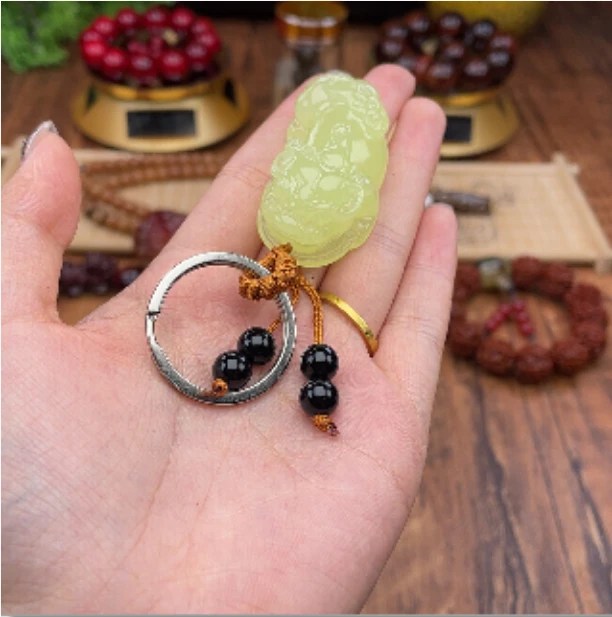 A 1273 夜明貔貅钥匙扣