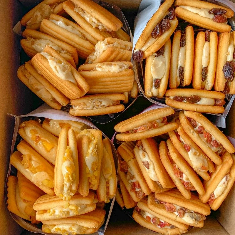 【半价抢40包】蔓越莓牛轧夹心饼解馋抗饿上班网红充饥休闲解馋零食