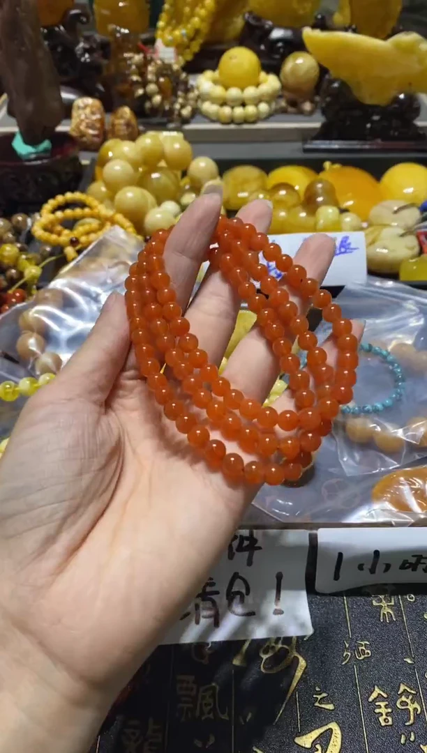 南红玛瑙项链未镶嵌（静）南红项链
