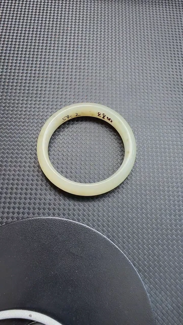 和田玉手镯未镶嵌116圈口54.2