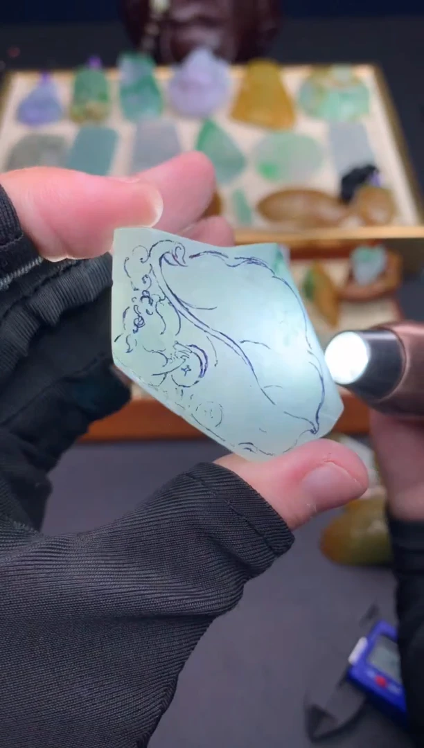 未镶嵌定制翡翠天然翡翠裸石（包工）