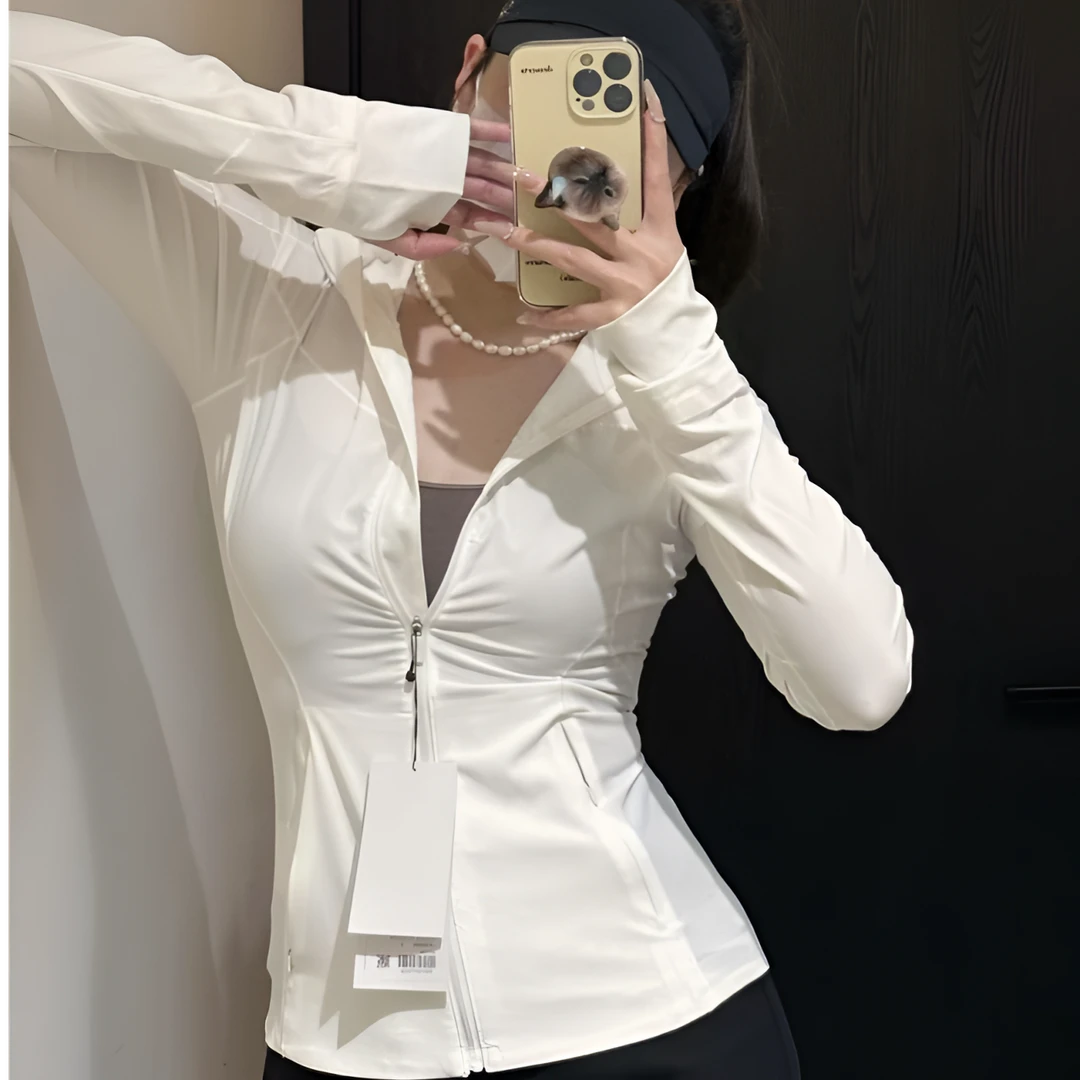 Iu(一毛毛一样样)皮肤衣Mist Over速干透气物理防晒衣轻薄修身