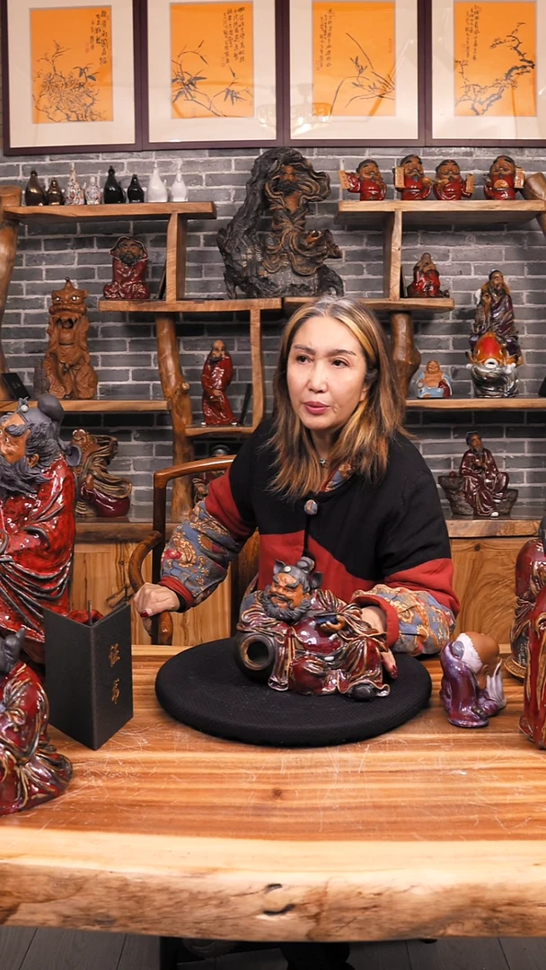 摆件饮酒钟馗（黄志伟）