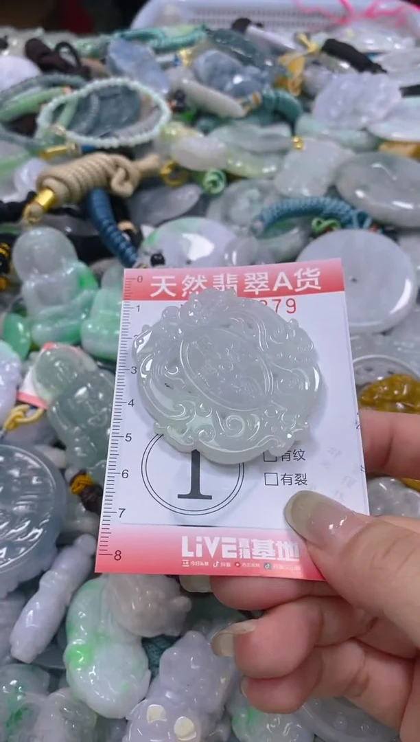翡翠未镶嵌颈饰闪购0010379