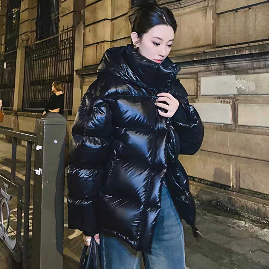 【老郭专属】冬季短款韩版时尚百搭连帽潮流加厚保暖羽绒服5768