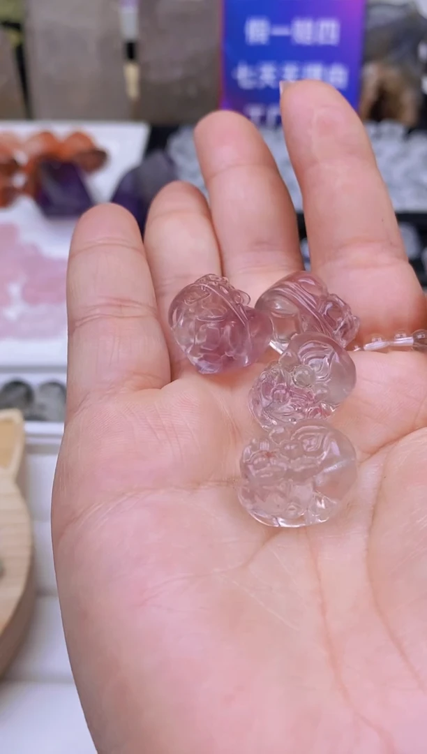 【闪购商品】萤石颈饰未镶嵌87a多样性发其一/2.3/1个