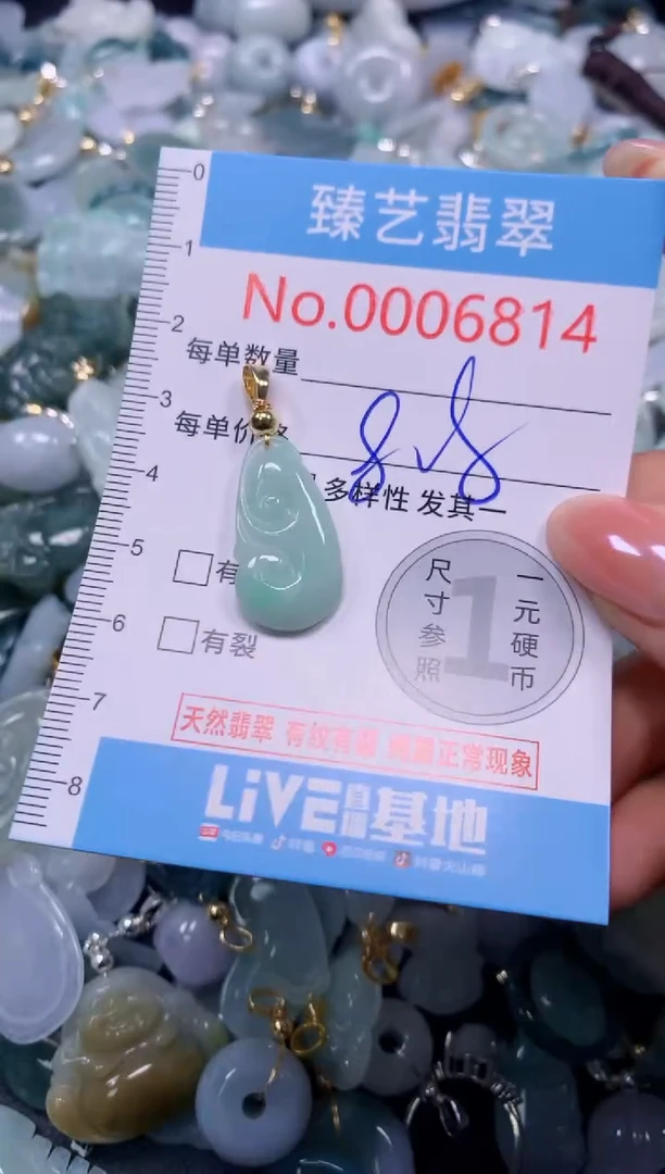 颈饰未镶嵌翡翠6814