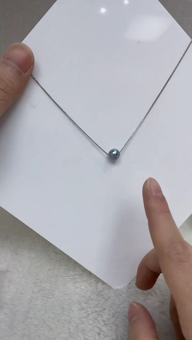 吊坠(赠链)18K金镶嵌海水珍珠