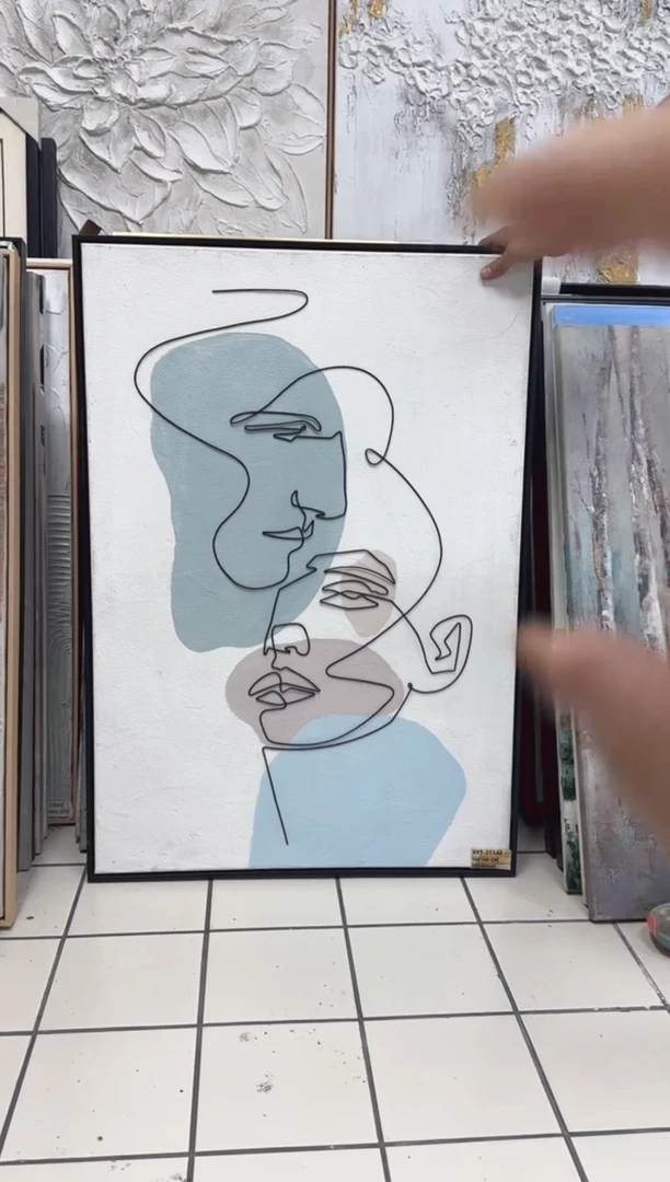 竖款168美术馆 装饰画100*75