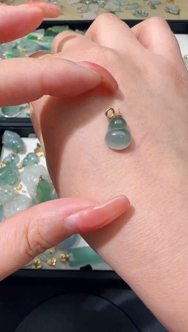 【闪购商品】翡翠颈饰18K金镶嵌TZG0119026