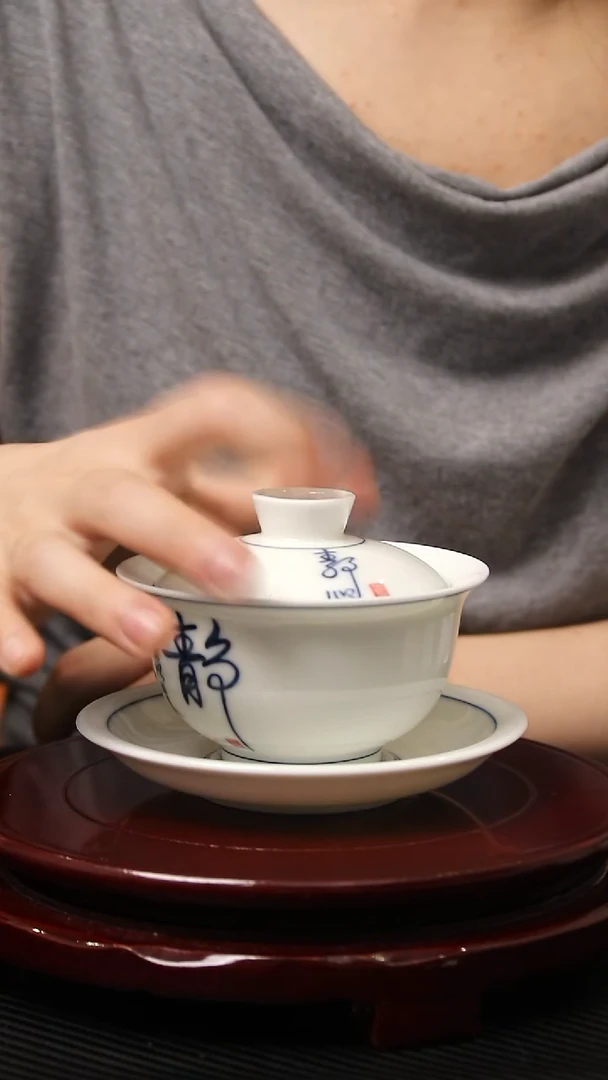 景德镇高温瓷静心三才