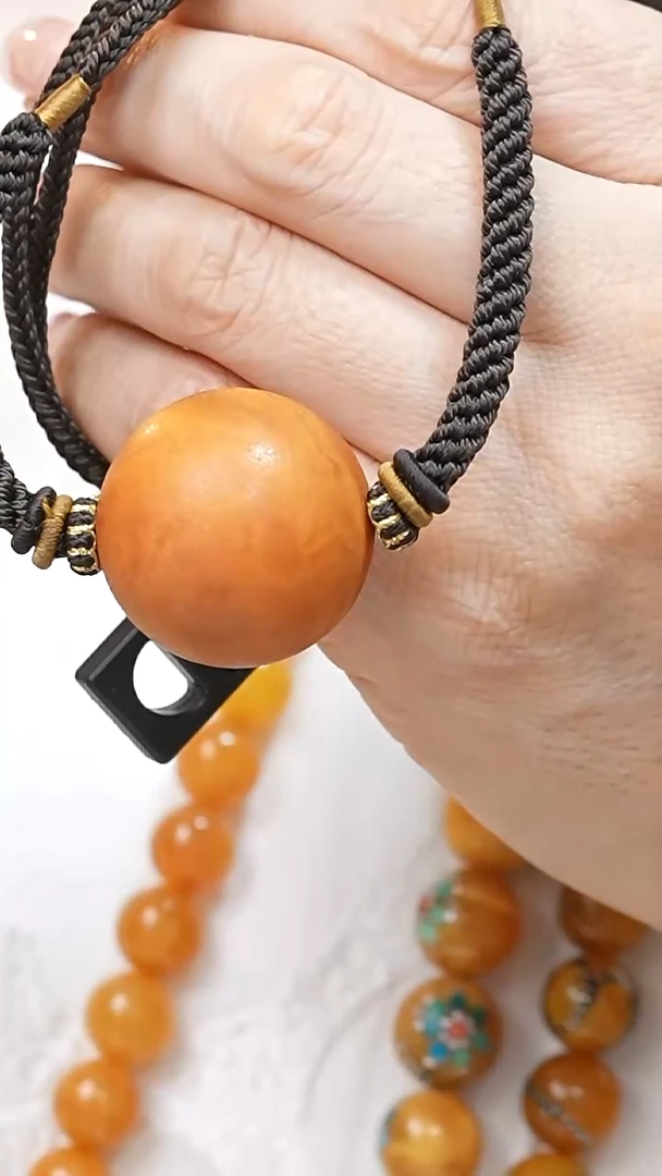 蜜蜡颈饰未镶嵌3798天然蜜蜡珠宝奇石全部保真