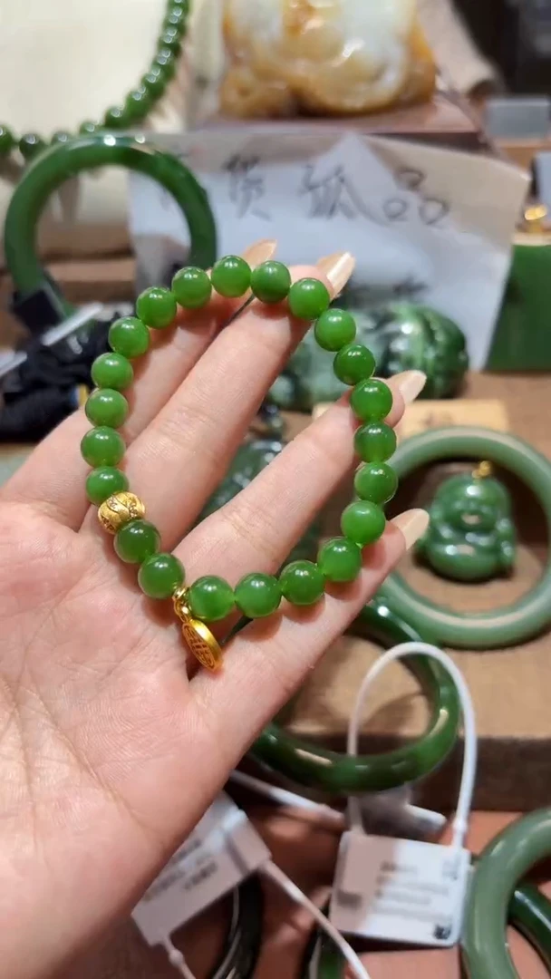 未镶嵌手串和田玉（碧玉）1