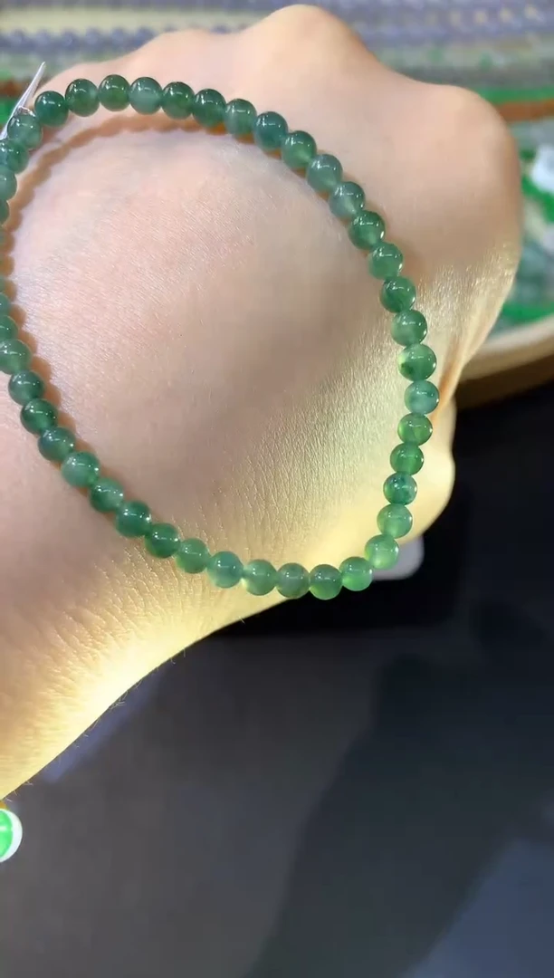 未镶嵌手串翡翠A106980