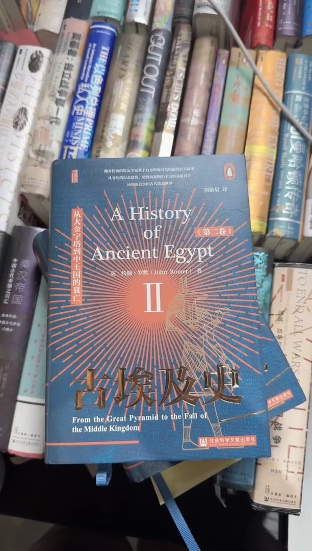 古埃及史(第二卷):从大金字塔到中王国的衰亡【微瑕】