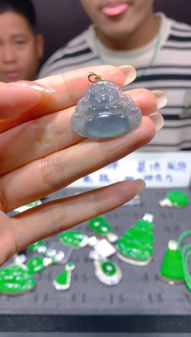 18K金镶嵌定制翡翠254多样性发货（发其一）